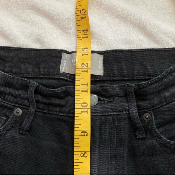 Everlane The Original Cheeky Jean Organic Cotton Hi Rise Black 25 - Picture 14 of 16